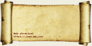 Gala Anđelković vizit kartica